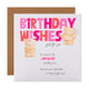 Pink Forever Friends Bears Daisies Birthday Card