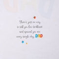 Birthday Card for Dad - Forever Friends Bear with Megaphone Design
