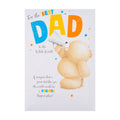 Birthday Card for Dad - Forever Friends Bear with Megaphone Design