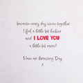 Birthday Card for One I Love - Red Forever Friends Hearts Design