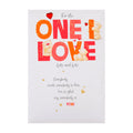 Birthday Card for One I Love - Red Forever Friends Hearts Design