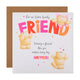 Pink Forever Friends & Stars Birthday Card for Friend