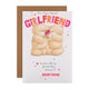 Pink Forever Friends Bears Rose Birthday Card for Girlfriend