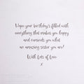 Birthday Card for Sister - Pink Forever Friends Bears Party Design