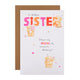 Pink Forever Friends Bears Party Birthday Card for Sister