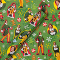 12M Multipack Christmas Wrapping Paper - 3 x 4M Rolls in 1 Green Buddy the Elf Design
