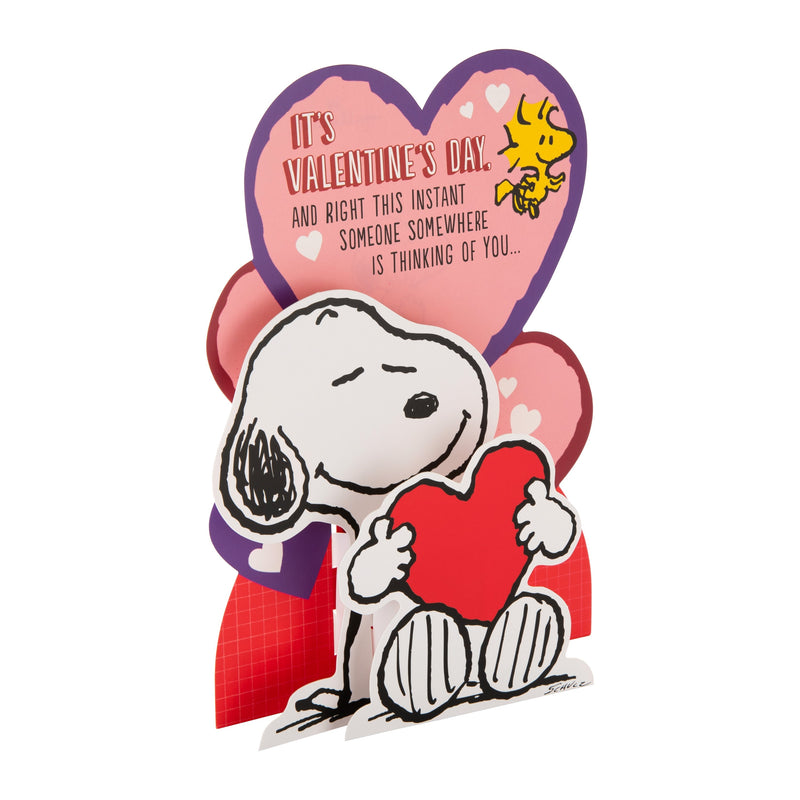Valentine's Day Card for Someone Special - 3D SNOOPY & Heart Design