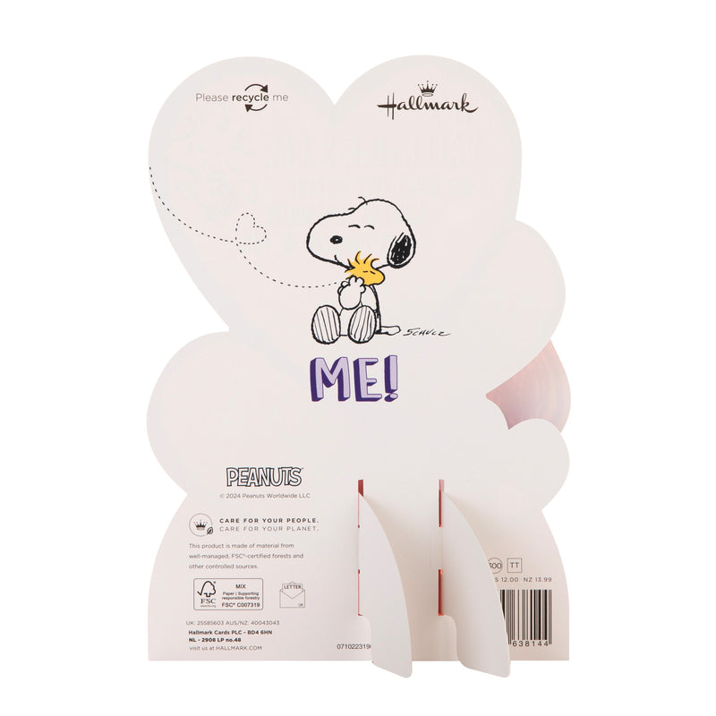 Valentine's Day Card for Someone Special - 3D SNOOPY & Heart Design