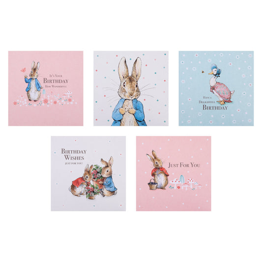 Birthday Cards Multipack - Pack of 10 in 5 Peter Rabbit™ Designs