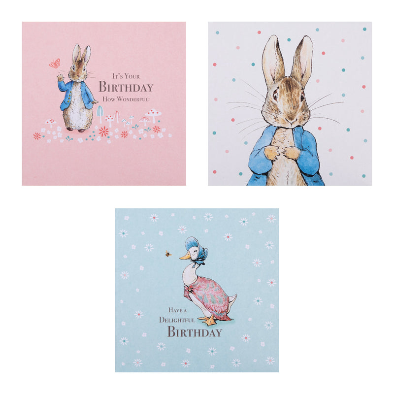 Birthday Cards Multipack - Pack of 10 in 5 Peter Rabbit™ Designs