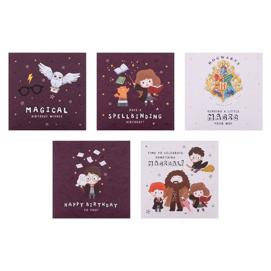 Multipack Birthday Cards - Pack of 10 in 5 Harry Potter™ Designs