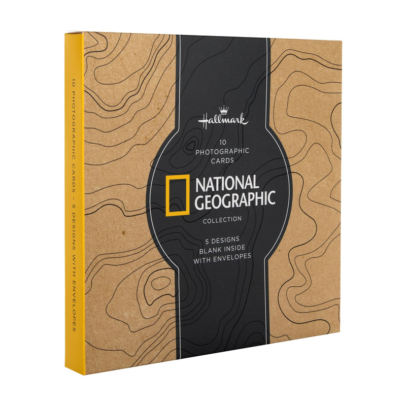 Greeting Cards Multipack - Pack of 10 in 5 National Geographic Animal Designs