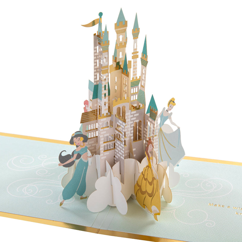 Any Occasion, Birthday Card - 3D Pop-Up Disney Princesses Design