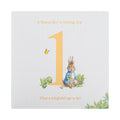 1st Birthday Card for Little Boy - Beatrix Potter's Peter Rabbit™ Design