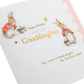 Birthday Card for Granddaughter - Beatrix Potter Peter Rabbit™ Design