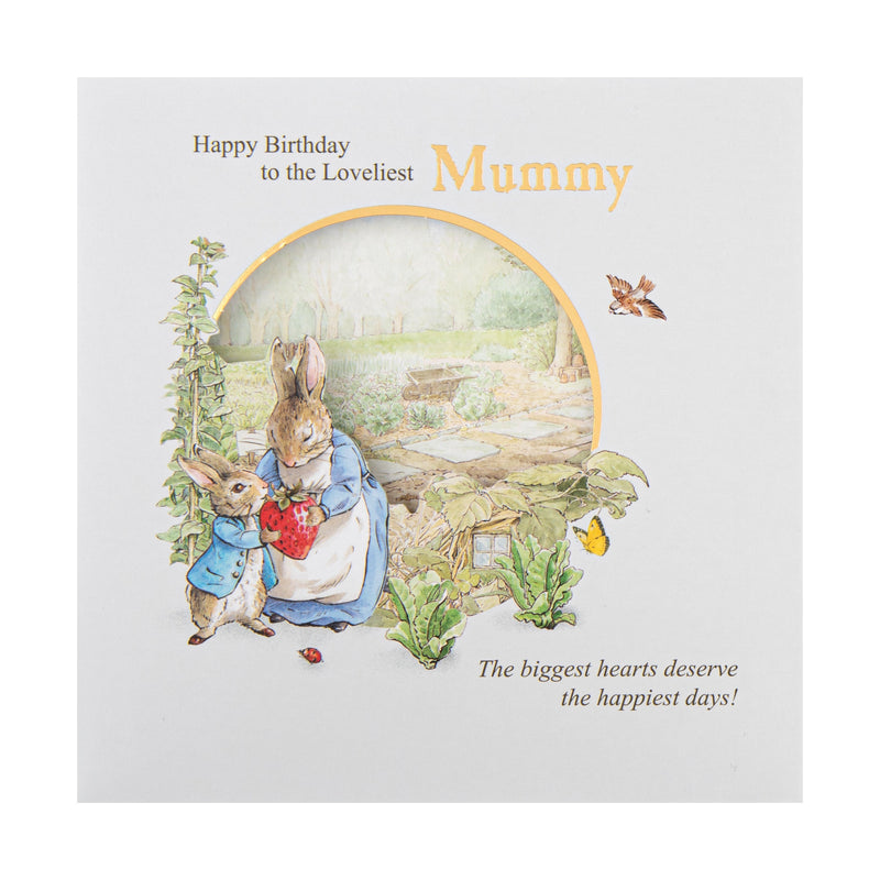 Birthday Card for Mummy - Beatrix Potter Peter Rabbit™ Design