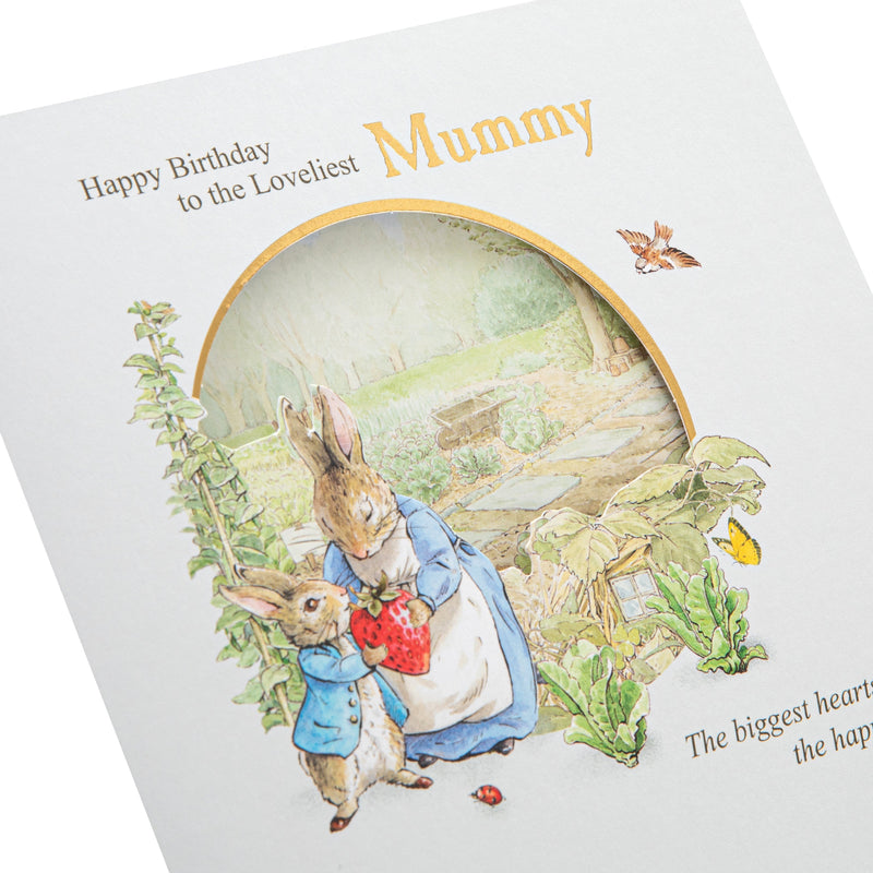 Birthday Card for Mummy - Beatrix Potter Peter Rabbit™ Design