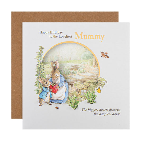 Birthday Card for Mummy - Beatrix Potter Peter Rabbit™ Design