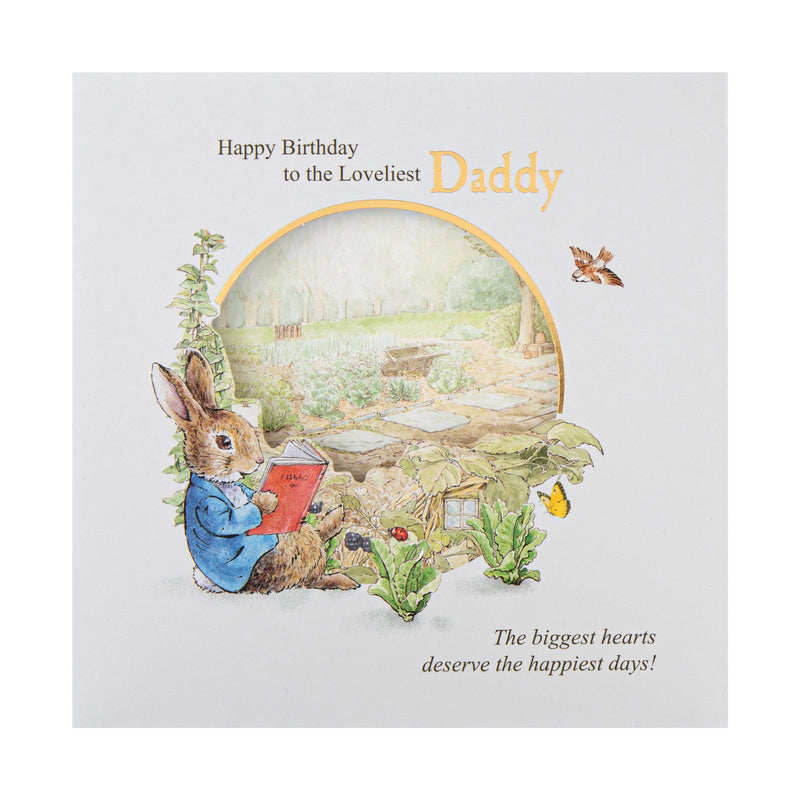 Birthday Card for Daddy - Beatrix Potter Peter Rabbit™ Design
