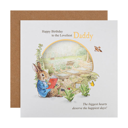 Birthday Card for Daddy - Beatrix Potter Peter Rabbit™ Design