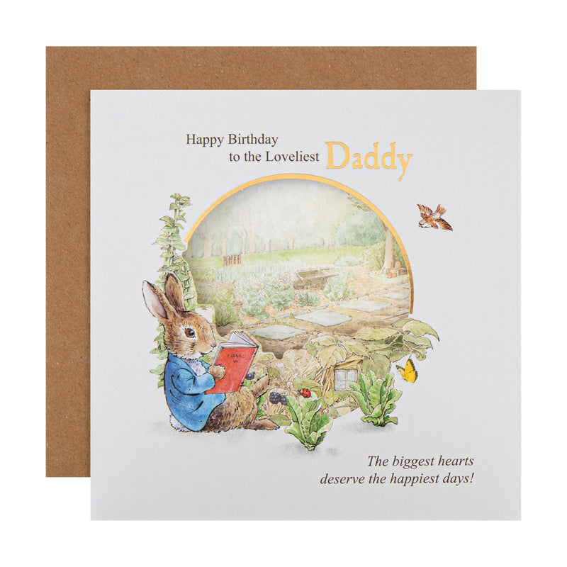 Birthday Card for Daddy - Beatrix Potter Peter Rabbit™ Design