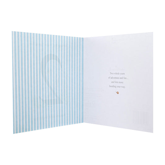 2nd Birthday Card for Little Boy - Beatrix Potter's Peter Rabbit™ Design