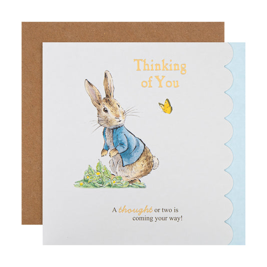 Thinking of You Card - Beatrix Potter Peter Rabbit™ Design