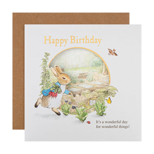 Kids Birthday Card - Beatrix Potter Peter Rabbit™ Design