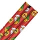 Red LEGO heads Wrapping Paper 12M (3 x 4M Rolls)