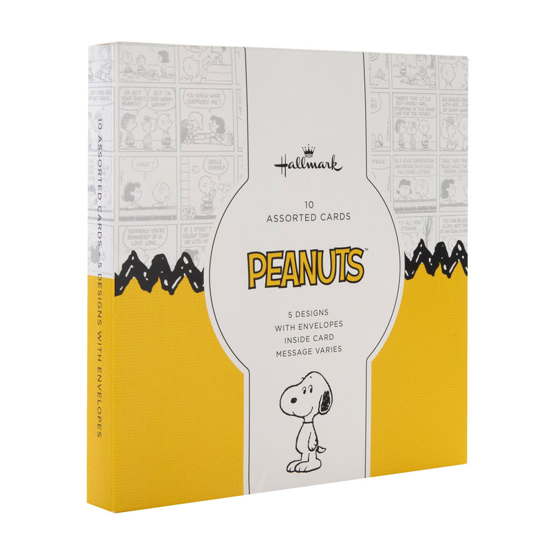 Greeting Cards Multipack - Pack of 10 in 5 PEANUTS™ SNOOPY Designs