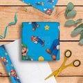6M Wrapping Paper - 3 x 2M Rolls in 1 Super Mario Bros. Design