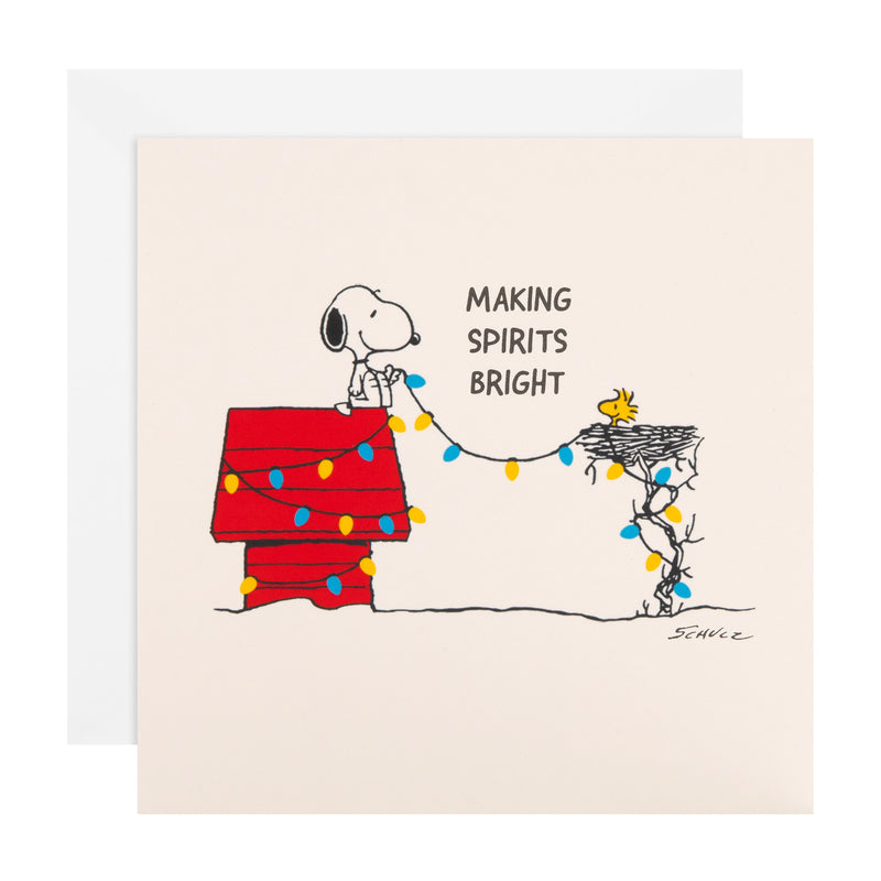 Christmas Cards Multipack - Pack of 10 SNOOPY & WOODSTOCK Design