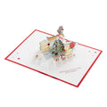 Christmas Card - 3D & Pop Up Forever Friends Bears & Reindeer Design