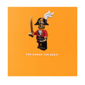 Congratulations Card - Orange LEGO® Pirate Character Design