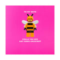 Greeting Card for Wife - Pink LEGO® Bumble Bee Character Design