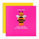 Pink LEGO Bumble Bee Character Card for Wife