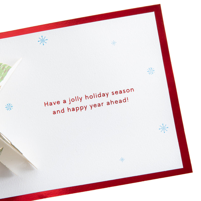 Christmas Card - 3D Pop-Up Disney Mickey Mouse & Friends Design