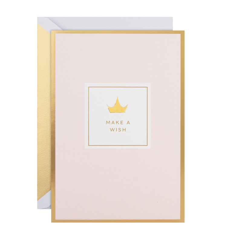 Birthday Card - 3D Pop-Up Pink Disney Princess Design