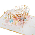 Birthday Card - 3D Pop-Up Pink Disney Princess Design
