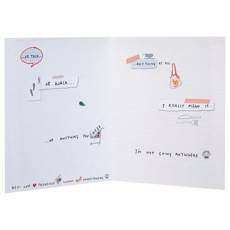 Maggie's - Cancer Treatment Charity Card - Just Checking In Design