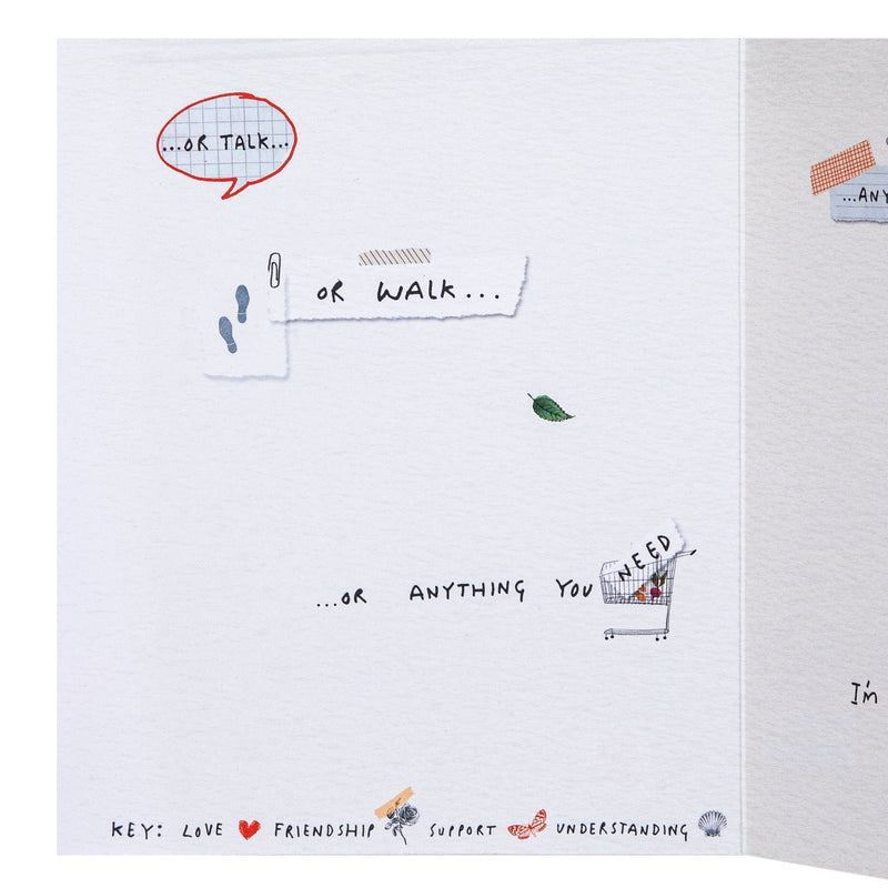 Maggie's - Cancer Treatment Charity Card - Just Checking In Design