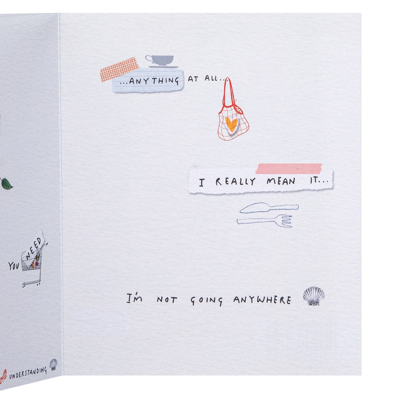 Maggie's - Cancer Treatment Charity Card - Just Checking In Design
