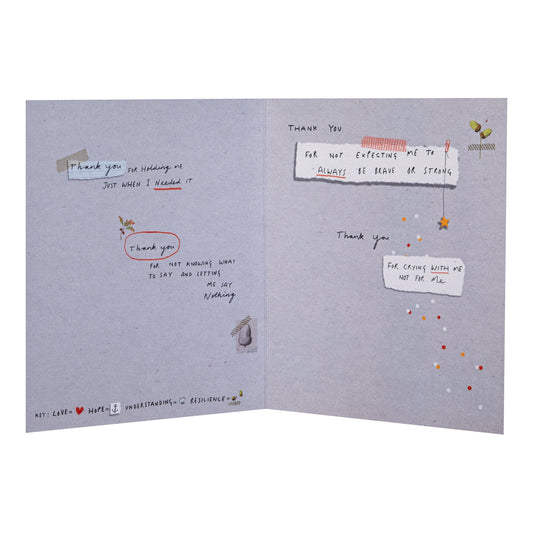 Maggie's - Beyond Cancer Charity Card - Thank You Design