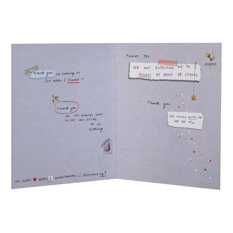 Maggie's - Beyond Cancer Charity Card - Thank You Design