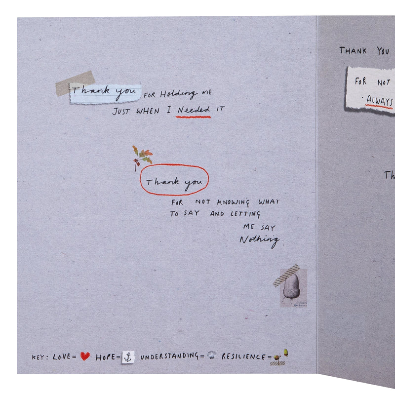 Maggie's - Beyond Cancer Charity Card - Thank You Design