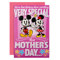 Mother's Day Card - Fold Out Disney Mickey & Minnie Mouse Design