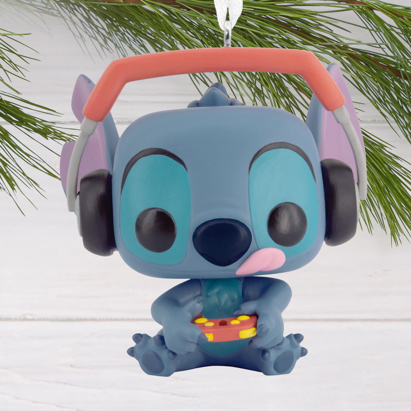 Collectible Disney Lilo & Stitch Ornament - Gaming Stitch Design