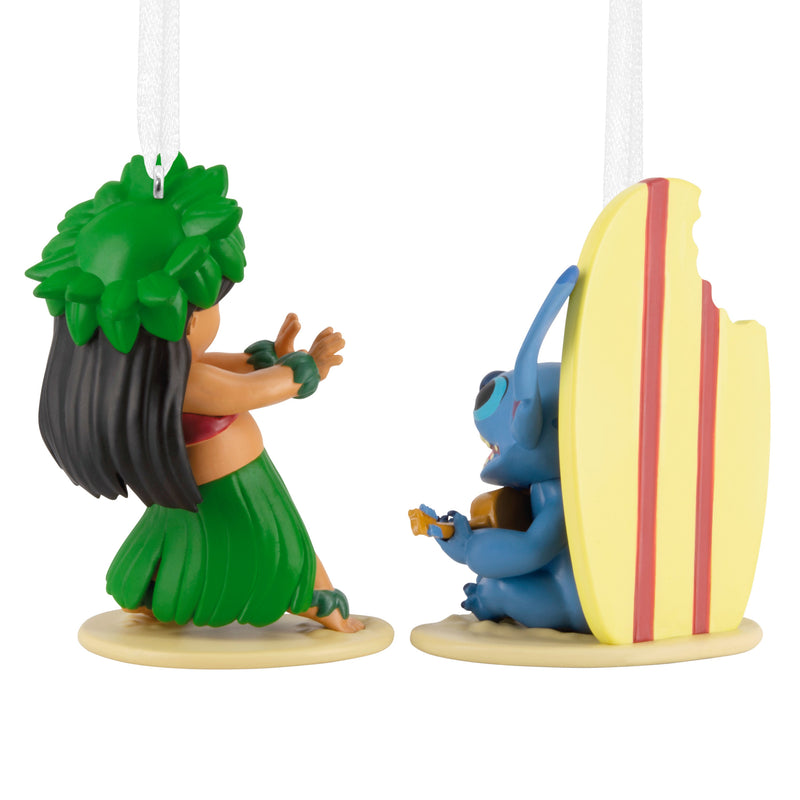 Storied Moments Disney Lilo & Stitch Christmas Ornaments, Pack of 2