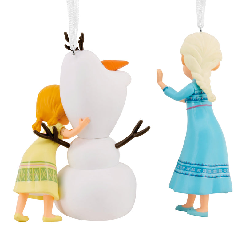 Collectable Frozen Storied Moments Ornament - Set of 2 Elsa, Anna & Olaf Designs