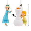 Collectable Frozen Storied Moments Ornament - Set of 2 Elsa, Anna & Olaf Designs